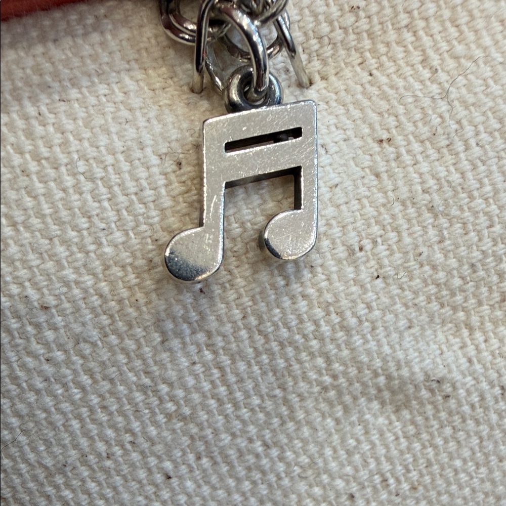 James Avery Silver Music Note Charm